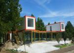Double Stories Modern Container House , White Container House With External