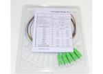 Durable Fiber Optical Splitter 4 Way Aluminium Cassette For FTTX Systems