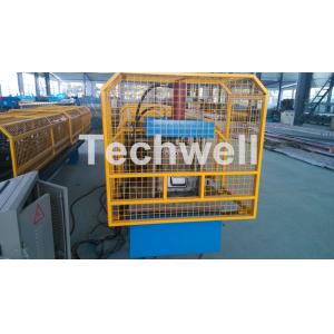 Galvanized Steel Half Round Portable Gutter Machine 15m/min