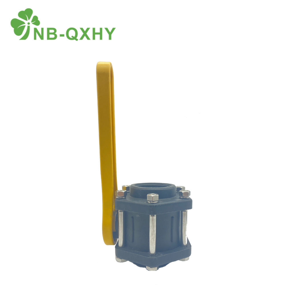 OEM Plastic Polypropylene 2&quot; 4&quot; Manifold Bolted Clamp Ball Valve
