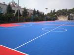 No Bulging Polypropylene Interlocking Sports Tiles Eco-Friendly