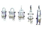 Power Construction Cable Pulley Block / Aluminium Sheaves Hoisting Block