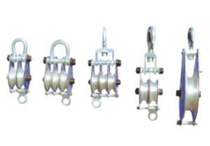 China Power Construction Cable Pulley Block / Aluminium Sheaves Hoisting Block factory