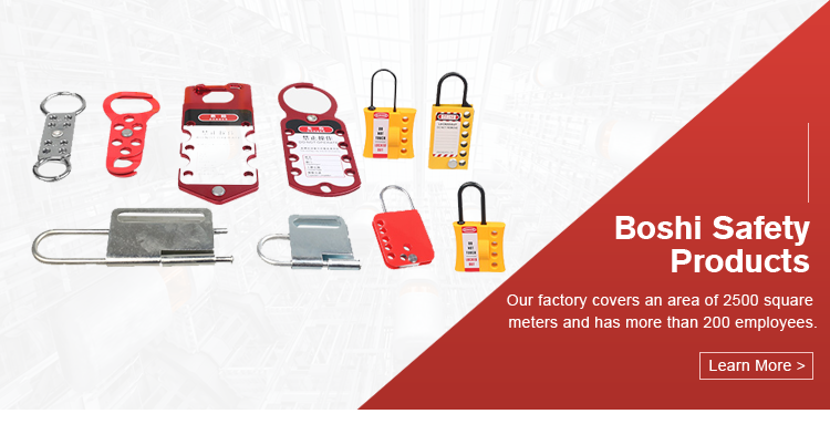 BOSHI Customized Design Industrial Steel Material Safety Lockout Hasp