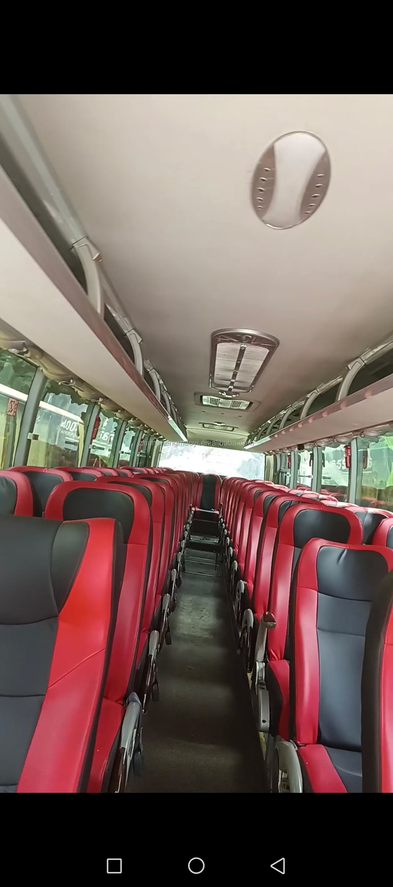 HAIGE 55-Seater Diesel Buses with Manual Transmission and 3 Emission Standards