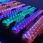 IP68 3D Meteor Tube 1m 0.5m LED Christmas Lights for Park Decoration 3D bellows
