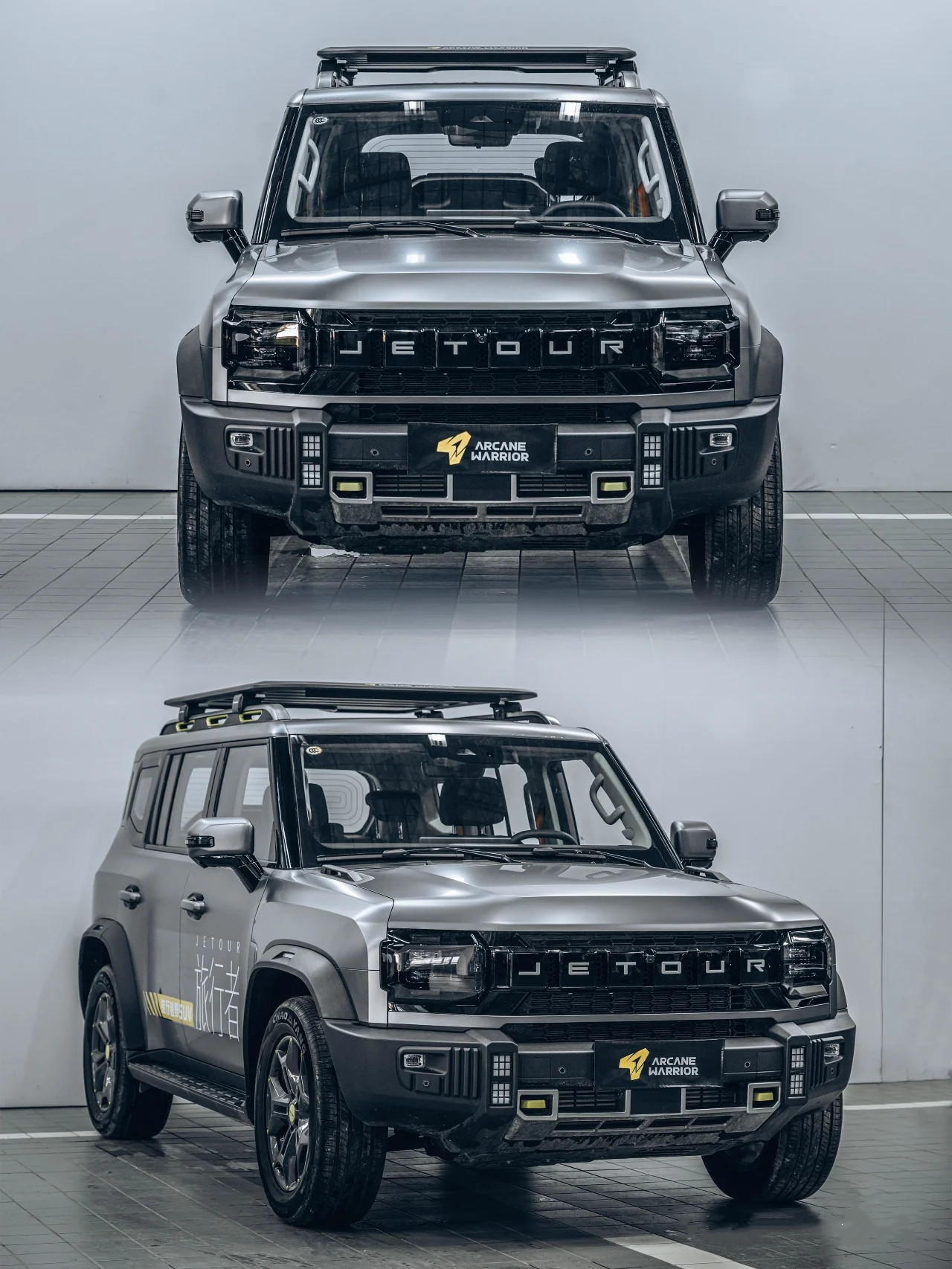 2024 Chery Jetour Traveler SUV Dark Interior Turbo Engine AWD Drive Black Knight Modified Car for Off-Road Fun and Travel