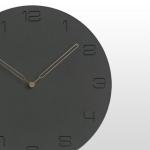 Black 5mm Mdf Wall Clock Living Room Decoration Silent Wall Clock
