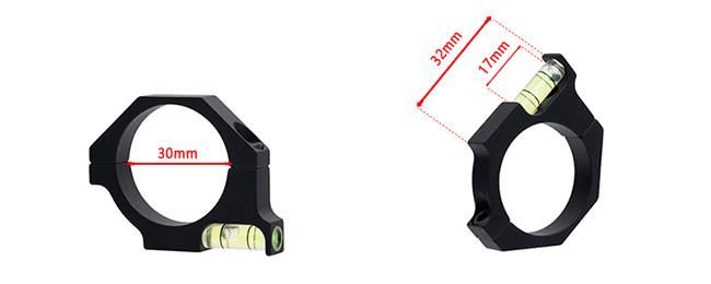 Outdoor Hunting Riflescope Bubble Level Spirit For 30mm Tube Riflescope Sight Ring Mount