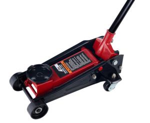 China Single Pump Heavy Duty Car Jack 3t , Rustproof Portable Floor Jack factory