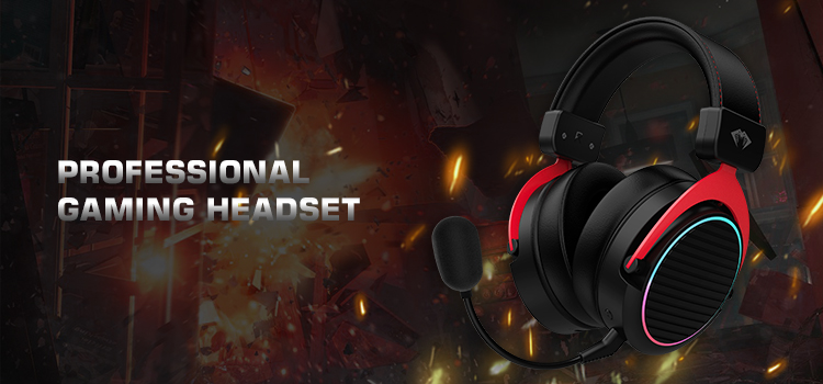 Volume Control 2.4G Wireless Gaming Headphones DJ Earphones 15 Hz-20KHz For PC