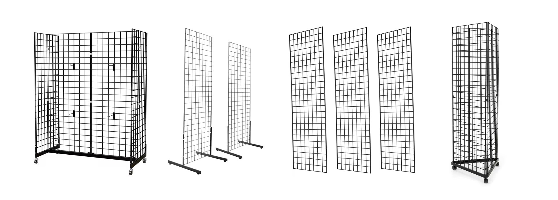 Free Standing Metal Wire Display Racks Heavy Dudy 4 Shelf Pop Display Rack