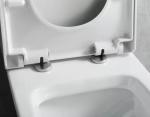 One Piece Siphon Flush Toilet Soft Closed Toilet Seat 3.7L