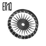 INCA Customization Motorcycle Accessory LG-34 24 bright spokes center pleated