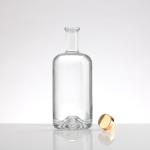 700 ml 750 ml Nordic Empty Rum Whisky Vodka Spirit Glass Liquor Bottle With Cork