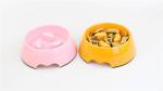 Plastic 190g Small Pet Feeder Bowl Pantone Cat Slow Feeder