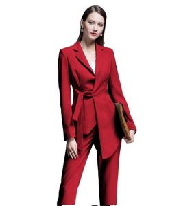 China Anti-Static Fall Autumn Slim Fit Blazer for Women Ladies Office Business Suits factory