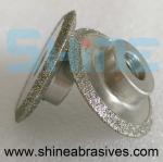 Diamond Electroplated CBN Valve Seat Stones Shine Abrasives For Carbide Grinding