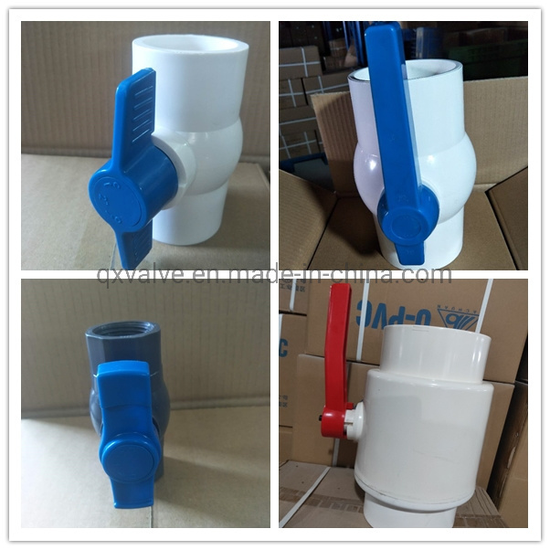 DIN Standard High Weight Plastic Valves UPVC Threaded Octagonal Ball Valve