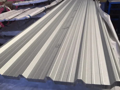 55% Alu Zinc Corrugated Metal IBR Trapezoidal Galvalume Steel Tiles G550 / SGC570