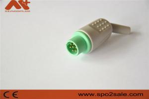 China Medical connector compatible for Bionet ECG connector with 7pin Green color factory
