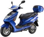 EEC Blue 4000W Li-ion Electric Moped Scooter , CEM Electric Scooter LS-F22