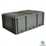 Stackable Reusable Plastic Storage Containers For Moving Euro Standard