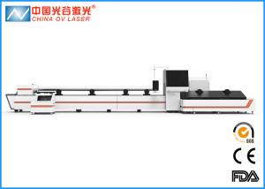 China 1KW Fiber Stainless Steel Pipe Laser Cutting Machine with Cypcut Control System factory