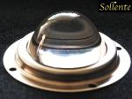High Bay Light LED Glass Lens , Metal Holder COB LED Lens 50mm 40 Degree