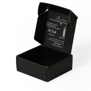 China Custom Shipping Mailer Boxes Black Inside And Outside Lipstick Paper Box Packaging factory