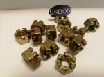 Hex Castle Nuts Metric Slotted Hex Nuts ASME B18.2.4.3M-1979,M6~M100,ZINC