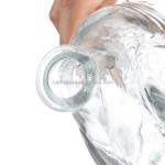 500ml 750ml Brandy Bottle with Aluminum Plastic PP Collar Material and