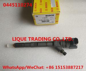 China BOSCH Common rail injector 0445110274 , 0 445 110 274 , 0445110275 , 0 445 110 275 for HYUNDAI 33800-4A500 factory
