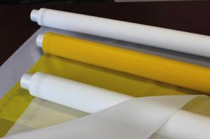 China White And Yellow Color PET Screen Mesh 55 Micron factory