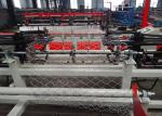 Single Spiral Diamond Chain Link Fence Machine Mesh Hole Size 25-120mm