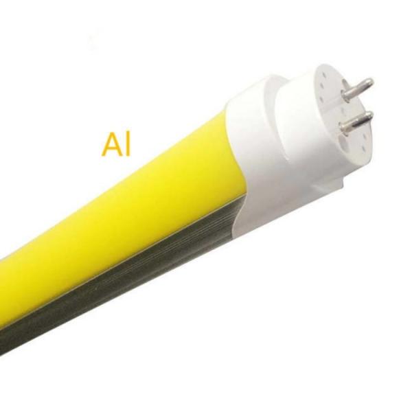 Anti UV T8 LED Tube Light With 580nm Yellow Cover 50000 Hours Working lifetime