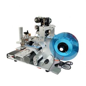 China High Efficiency Flat Surface Labeling Machine with Date Coder 40-60pcs/min Speed and ±1mm Accuracy on sale