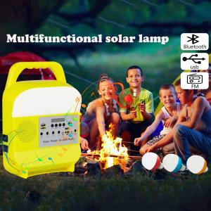 China 3PCS LED Solar Panel Lighting Kits Solar Emergency System SRE685 factory