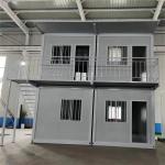 Steel Sandwich Panel Mobile Living Container House 20ft 40ft 2 Bedroom Custom