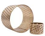 Perforated 60x65x50mm Bronze Plain Bearing Cusn8 Collar Bush