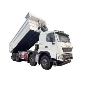 China Max Speed 75 Km/H Tubeless Tire Design Used HOWO 8X4 Tipper Truck for Heavy Loads factory