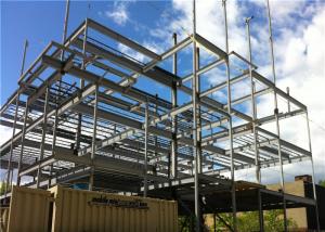 China Brick Wall Galvanized Light Steel Frame High Rise Buildings For Square factory