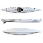 14'2\" ST ABS Thermoformed Kayak Single Pedal Ocean Sea Touring Canoe Wholesale