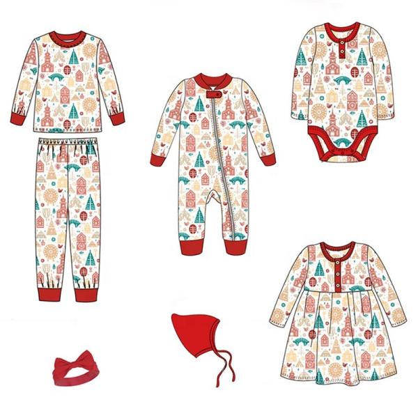 Kids Christmas Pajamas Children Sleepwear Children's Pajama Sets Girls And Boys