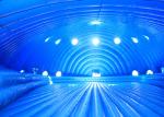 Large Blue Inflatable Event Tent 0.5mm Tarpuline Inflatable Blow Up Igloo Tent