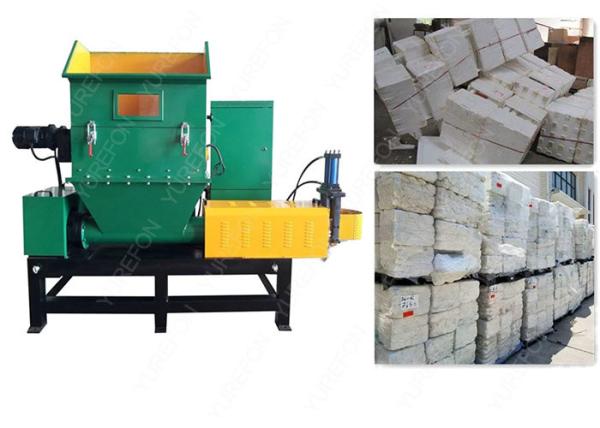 Shredding And Hot Melting Styrofoam EPS Recycling Machine , Plastic Recycling