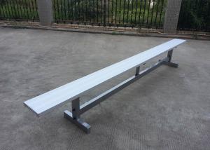 China Portable Outdoor Aluminum Benches Backrest Non Rusting For Swimming Pools factory