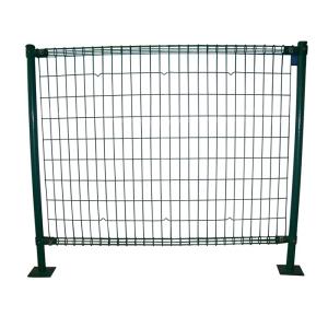 China Commercial Residential 4mm Welded Wire Garden Fence Doule Circle factory