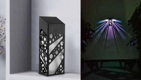 IP65 waterproof solar wall lights outdoor LED lighting UV resistent fence garden