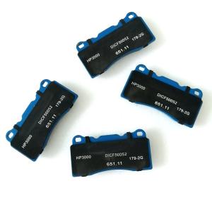 China HP3000 GT4 Semi Metallic Brake Pads 52mm Friction Coefficient factory
